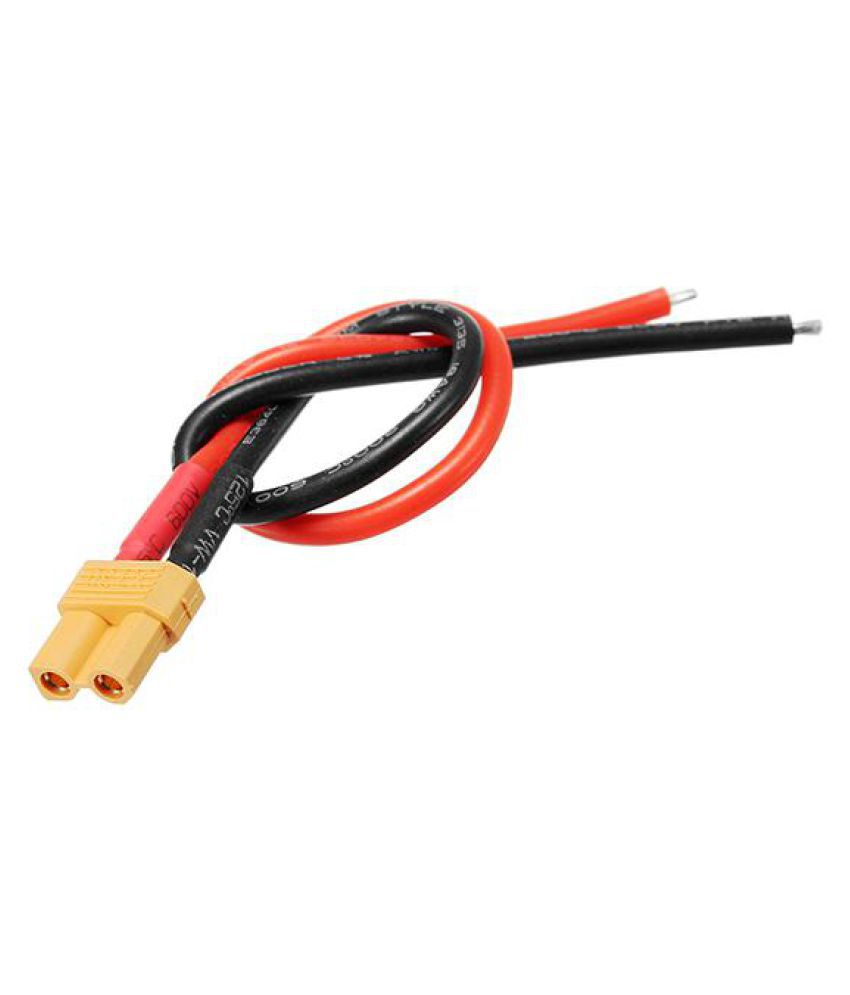 Conector macho y hembra de enchufe Pigtail XT30 con Cable estañado de 100mm/150mm 16AWG para cargador de Dron FPV de batería Lipo RC