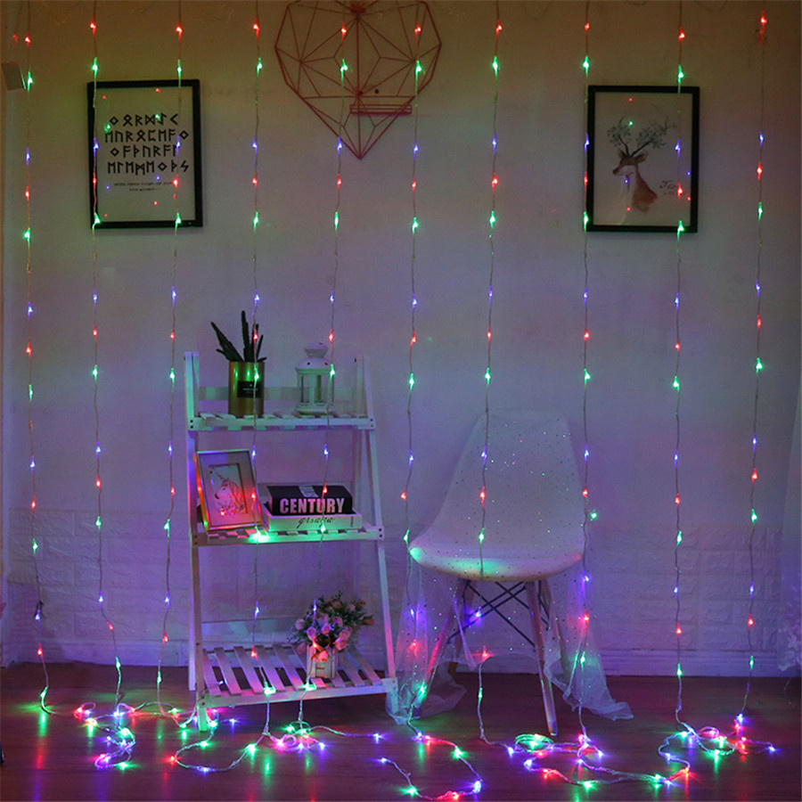 220V EU Stecker 3*2/3*3M Led Wasserfall Meteorschauer String Licht Weihnachten Fee licht Girlande für Weihnachten Garten Hochzeit Party Decor