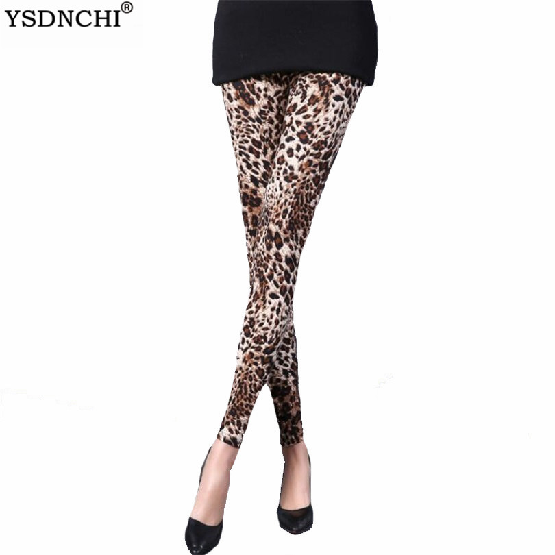 YSDNCHI-mallas deportivas de cintura alta para mujer, Leggings con estampado de leopardo, elásticos, para verano