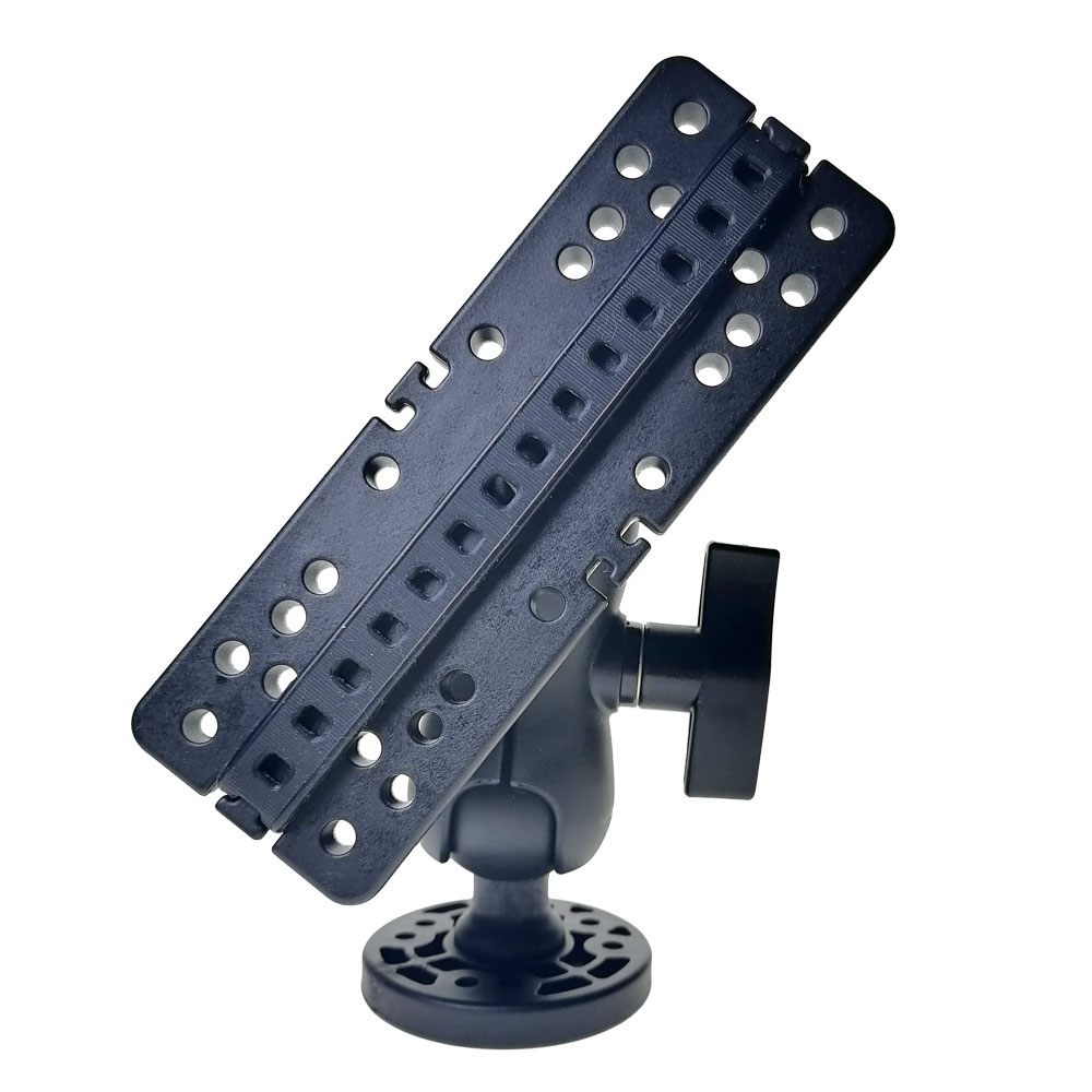 Buscador de peces electrónico giratorio para Kayak, Base de montaje, bote marino, canoa, buscador de peces, soporte de placa GPSMAP, 1/2 Uds.