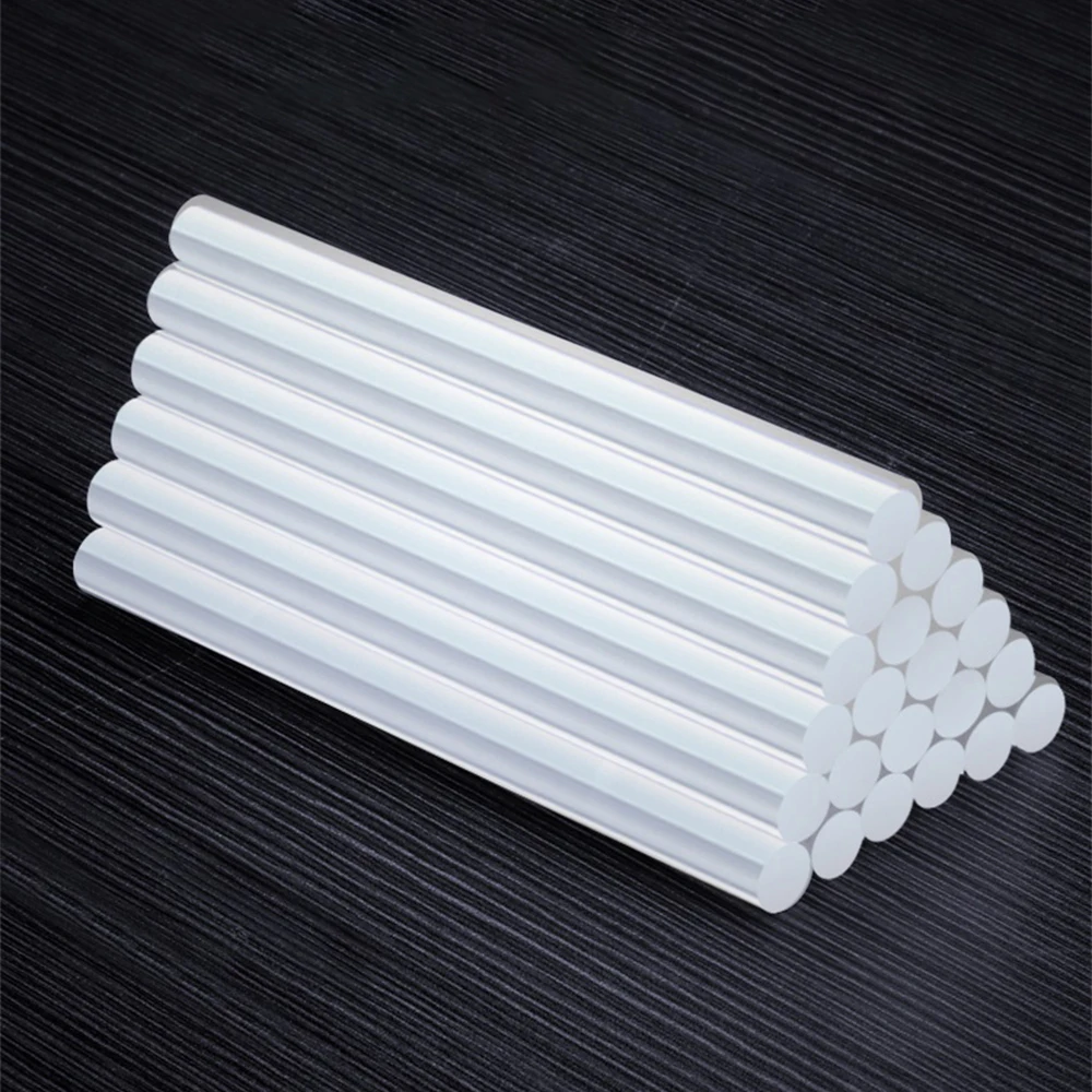 10/50 Miếng Nóng Keo Trong Suốt 11Mm 7Mm Thanh Keo Silicon Cao Cấp Độ Nhớt Tăng Cường Độ Bám