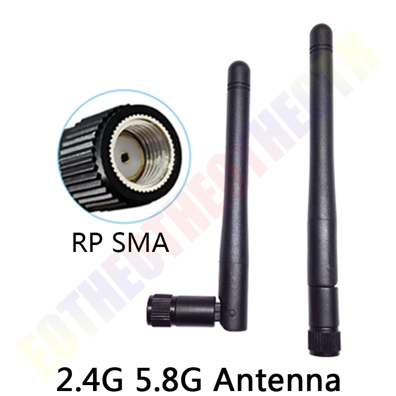 Eoth 2 stücke 2,4g wifi Antenne 5,8 Ghz 2,4 ghz 3dBi SMA buchse Dual Band 2,4G 5,8G pbx Antenne wireless router antena