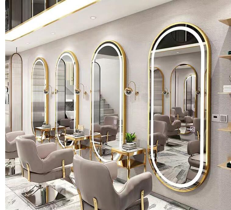 Парикмахерское зеркало в современном стиле, зеркало для парикмахерской в европейском стиле