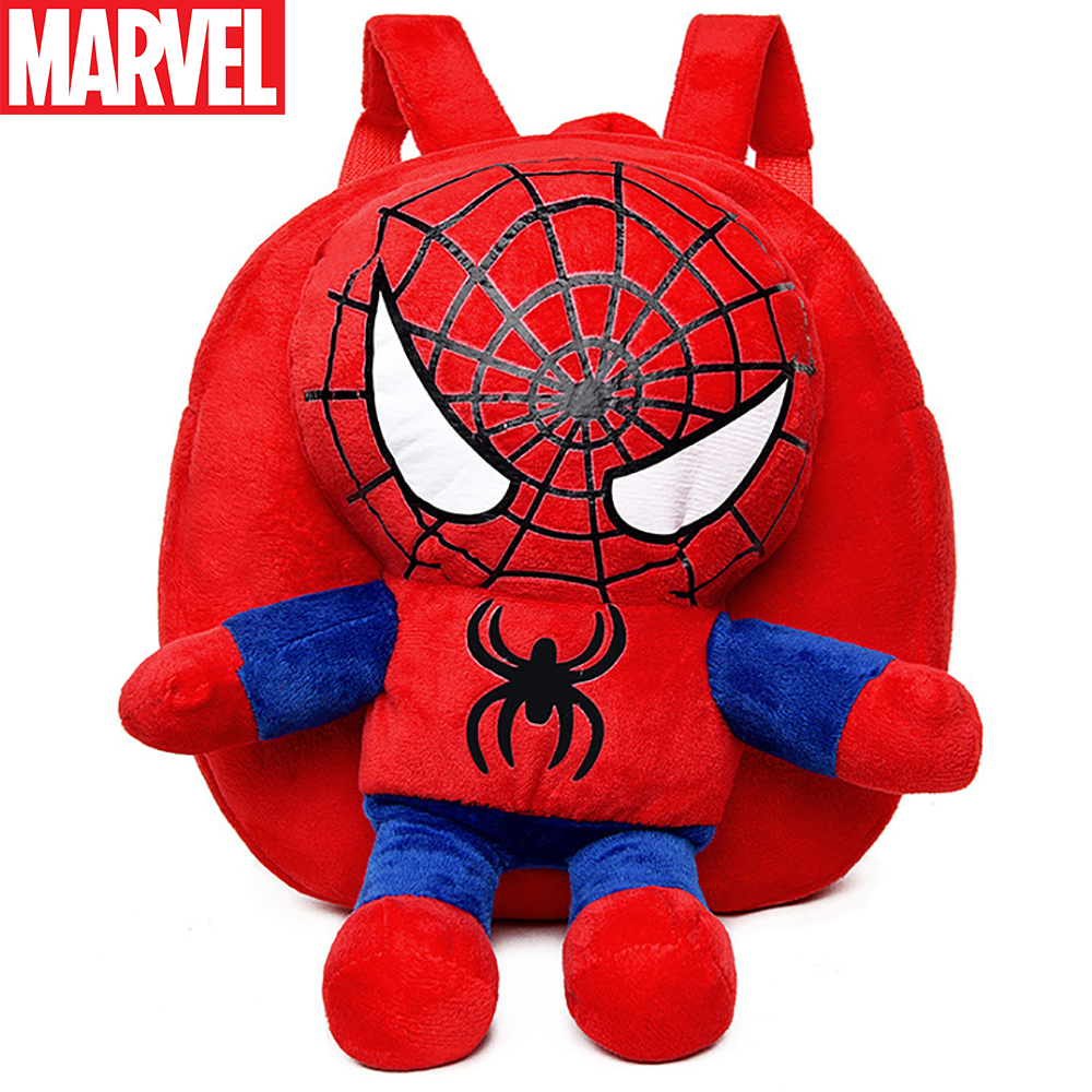 Disney Baby Rucksack Für Kind 3D Spinne Mann Plüsch Cartoon Nette Kinder Paket Kindergarten Kleinkind Mode Knapsack Neue Arrivel
