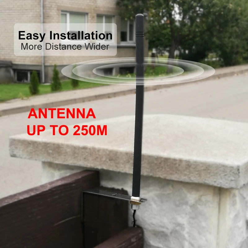 Antena 433mhz 433 mhz para portão de garagem, repetidor sem fio, antena de controle de portão 433.92mhz