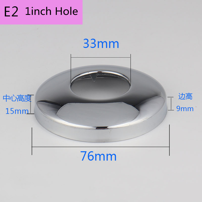 2 Chiếc Đồng Hồ Nam Dây Thép Không Gỉ Đầu Nối Ống 1/2 "3/4" 1 "Vòi Nắp Trang Trí Tăng Chiều Cao Van Bảng Tắm nhà Bếp Tập Phụ Kiện