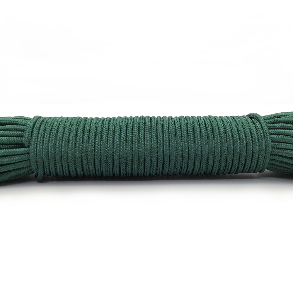 3 mm Paracord-Lanyard-Seil, Fallschirmschnur, Wandern, Camping, Wäscheleine, taktisches Armband, Zubehör, Armband, ein Kern, 100 Fuß, 328 Fuß