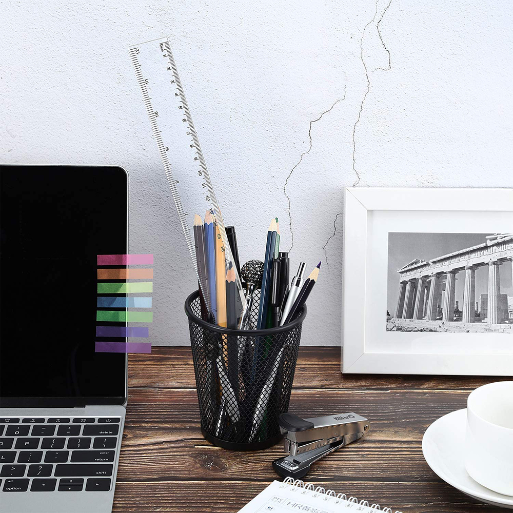 透明プラスチック定規,6/8/12インチ,標準/メートル法の定規,描画用の滑らかな定規,学生,学校,事務用品