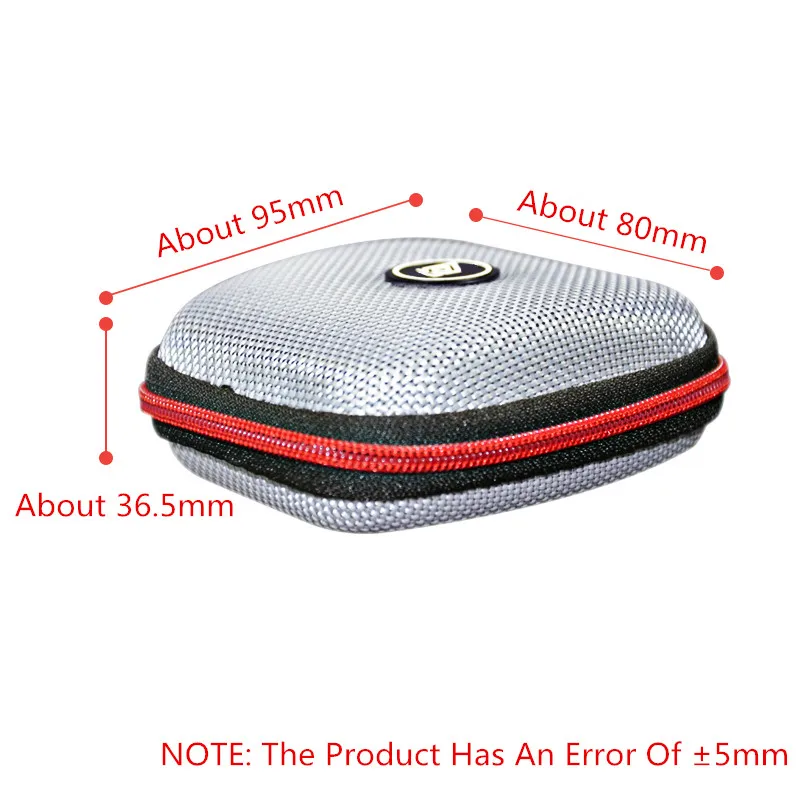 KZ Earphone Case EVA Zipper Case Bluetooth Headset Box Square Portable Compression Headset case For KZ ZAX ES4 ZSTX ZSR EDX ZST