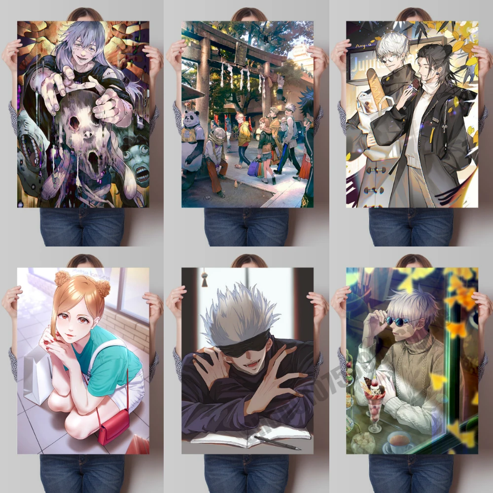 Lukisan Kanvas Seni Dinding Anime Conjuration Back To Battle Poster Nordic dan Gambar Dekorasi Rumah Cetak untuk Dekorasi Ruang Tamu