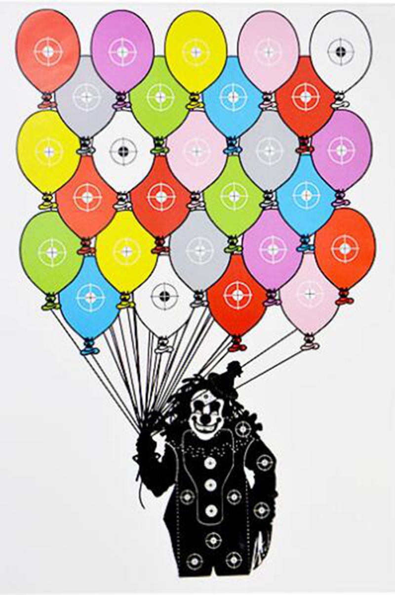 1 pz Bersaglio da tiro Carta 45x32 cm Campo di tiro Bersagli silhouette di carta - per armi da fuoco, pistole, fucili, pistola, pistole BB, pistola ad aria compressa