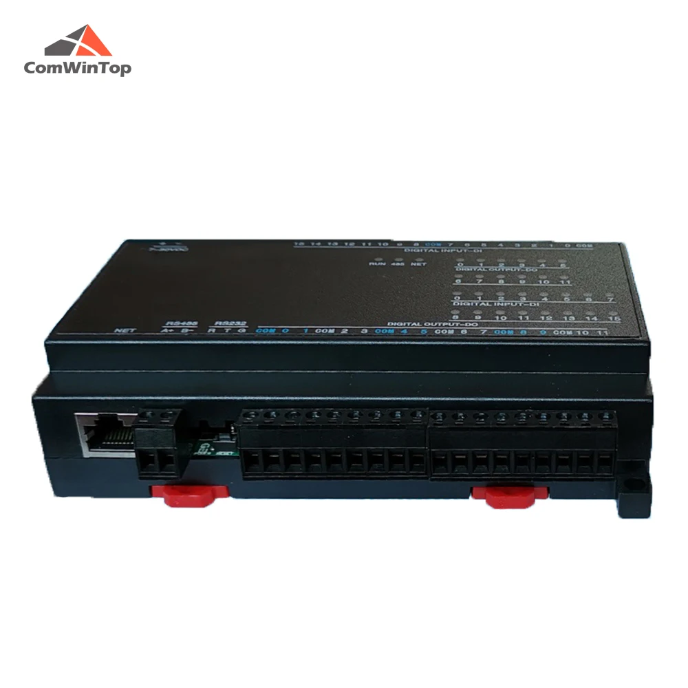 CWT-MB307E 8DI+8DO RS485 RS232 Ethernet Modbus Rtu com montagem em trilho DIN