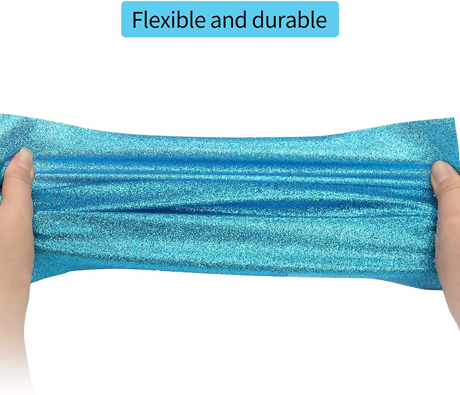 Vinilo de transferencia de calor con purpurina, hierro sobre vinilo, vinilo HTV para camisas, fácil de cortar y malas hierbas para el diseño de vinilo térmico. Rollo de vinilo para HTV