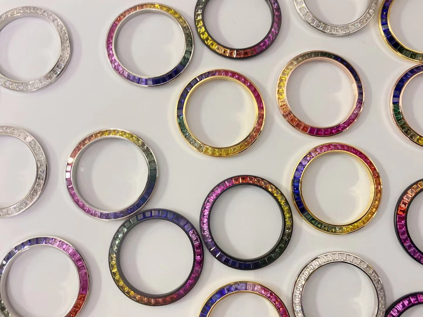 36 шт. в наборе, разноцветные чехлы для часов 40 мм