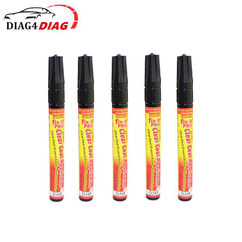 1-5 Cái Đa Năng Ô Tô Xe Rõ Ràng Xước Bút Sửa PRO Trong Suốt Phối Applicator Sử Dụng An Toàn Của Trầy Xước Sửa Chữa chất Độn & Máy Hàn Miệng Túi Bút Sơn