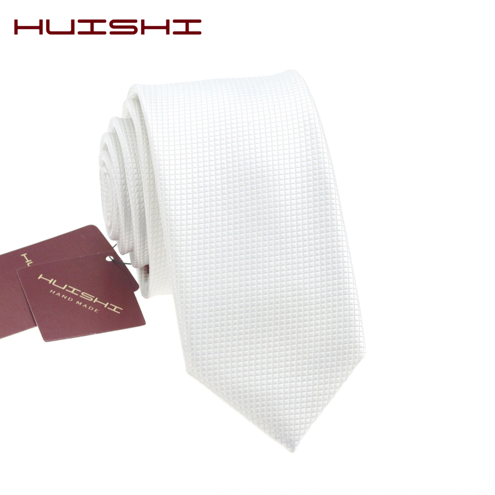 Cravate de la présidence blanche imbibée pour hommes, matériau en polyester imperméable, cadeau de mariage, document solide masculin, accessoires de cou formels, vente en gros