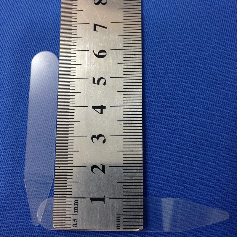 300Pcs พลาสติกปลอกคอปลอกคอกระดูกชุดสำหรับชุดชายของขวัญพลาสติกปลอกคอ55X10มม.