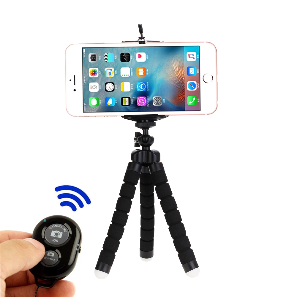 Chân Máy Tripod Cho Điện Thoại Di Động Máy Ảnh Giá Đỡ Kẹp Điện Thoại Thông Minh Monopod Tripe Đứng Bạch Tuộc Mini Tripod Stativ Cho Điện Thoại