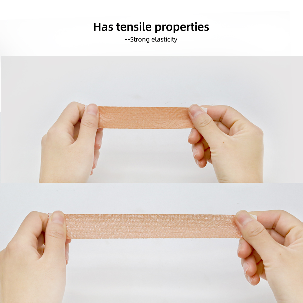 Cinta de kinesiología Kindmax para cara, línea en V y cuello, área de ojos, cinta eliminadora de arrugas, Color de piel, 2 rollos, envío directo