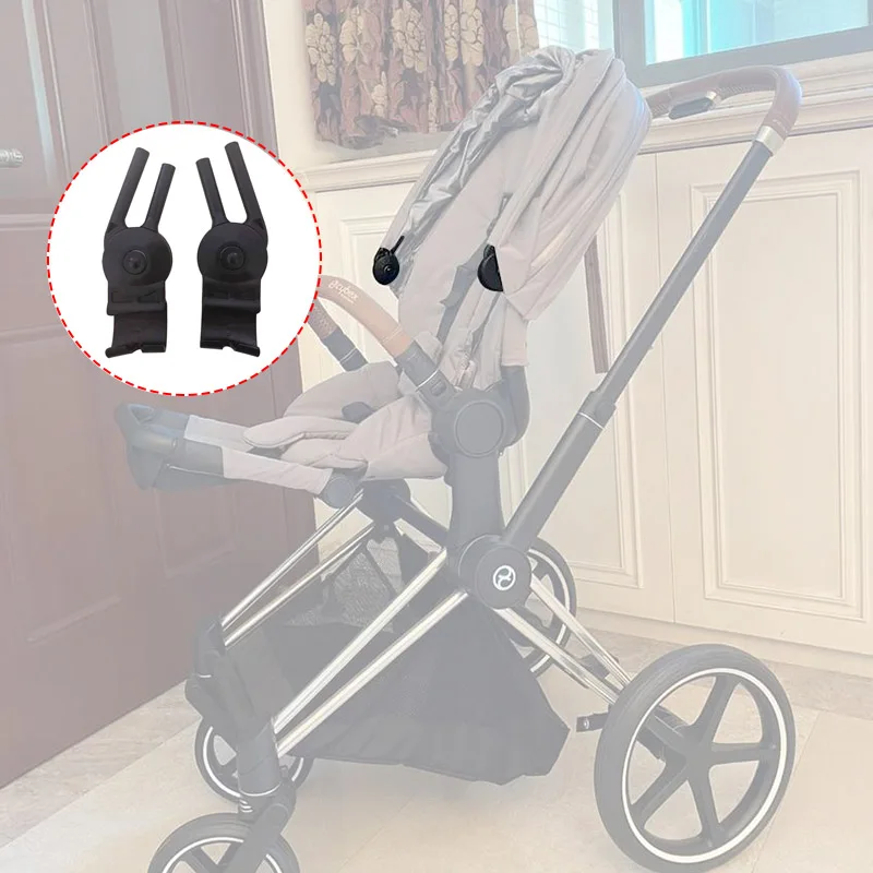 Buggy กันสาดสําหรับ Cybex Mios 2/3 Priam 3/4 2019 ~ 2024 หลังคารถเข็นเด็ก CLAMP Canopy Rod คลิปปรับลูกบิดบังแดด CONNECTOR