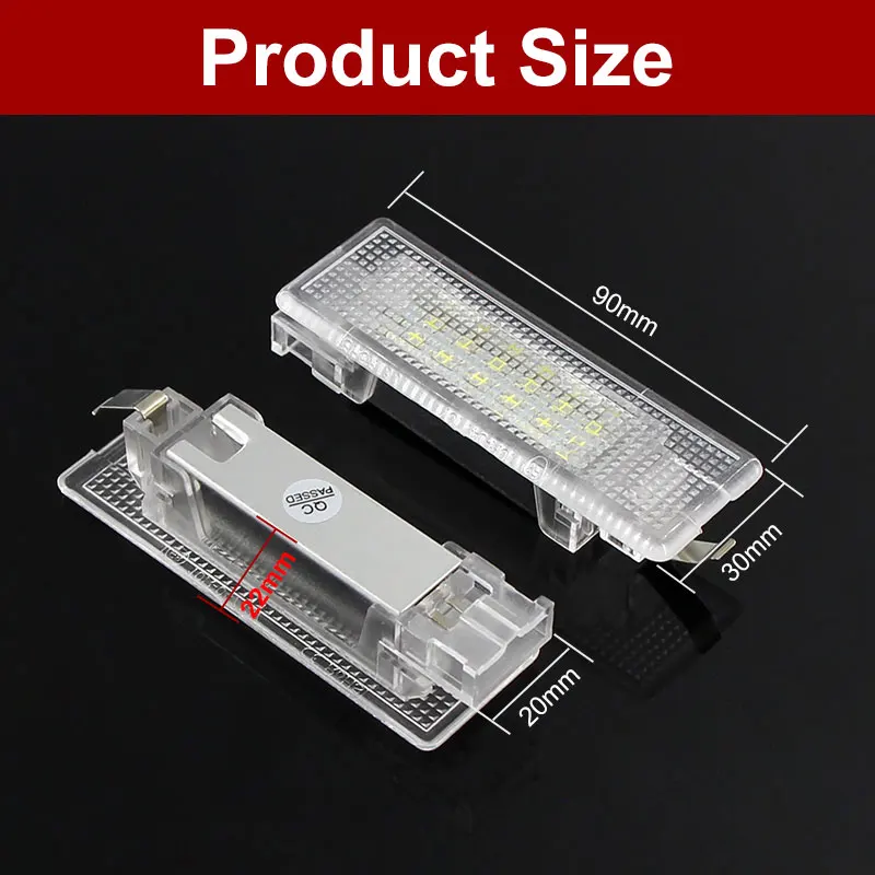 1x luces LED para maletero de equipaje para VW Golf MK5 MK6 MK7 Jetta Passat B6 B7 B8 CC Scirocco Tiguan Touran Touareg T5
