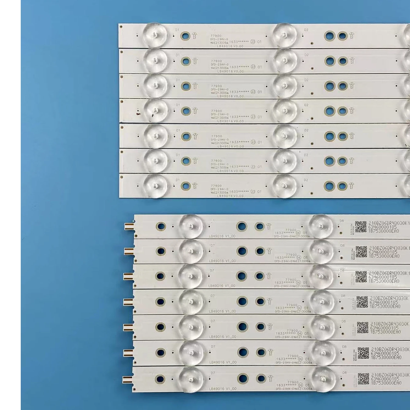 Tira de retroiluminación LED 12 lámparas para Philips 49" 49PUS6501 LB-PF3030-GJD2P6C 490712 -LD RB 49AEL2-L KD-49X6000D 49PUS7272