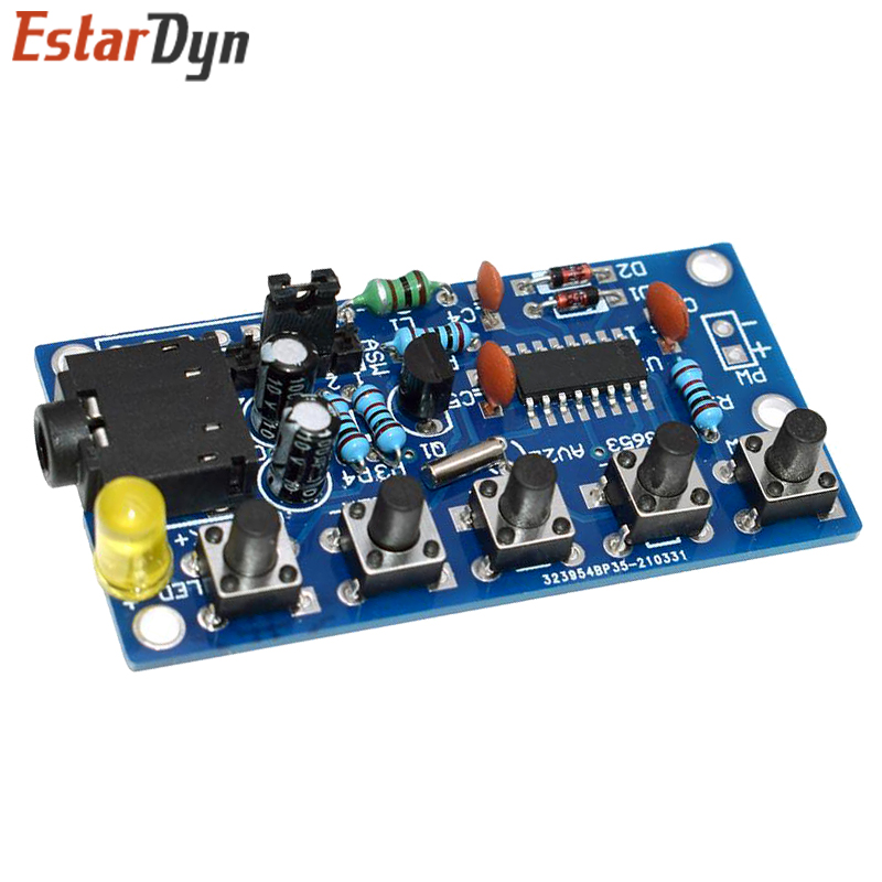 Zestawy elektroniczne DIY Bezprzewodowy moduł odbiornika radia stereo FM PCB 76 MHz-108 MHz DC 1,8 V-3,6 V