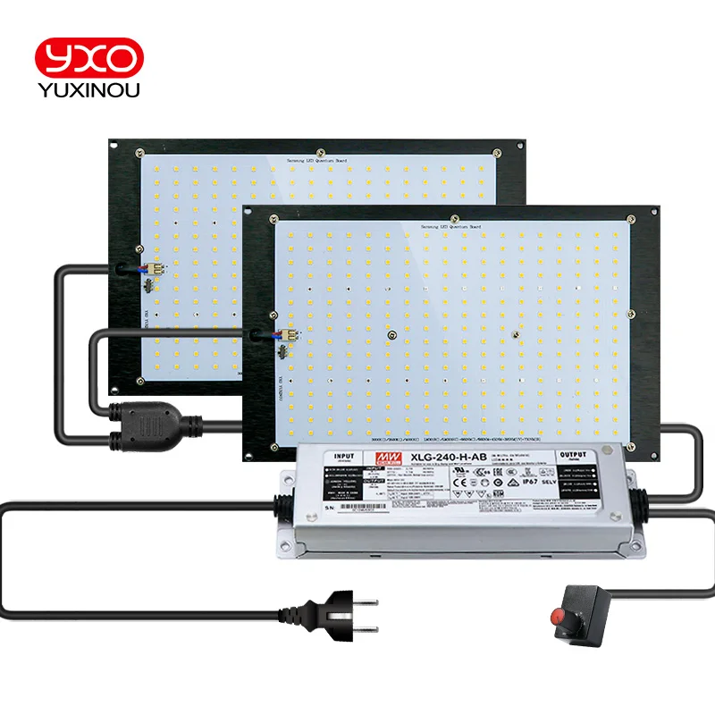 120W 240W Sam-ng LM301h QUANTUM LED Grow Light BOARD โคมไฟ IR UV Full Spectrum Phytolamp สําหรับพืช Hydroponics MeanWell DRIVER