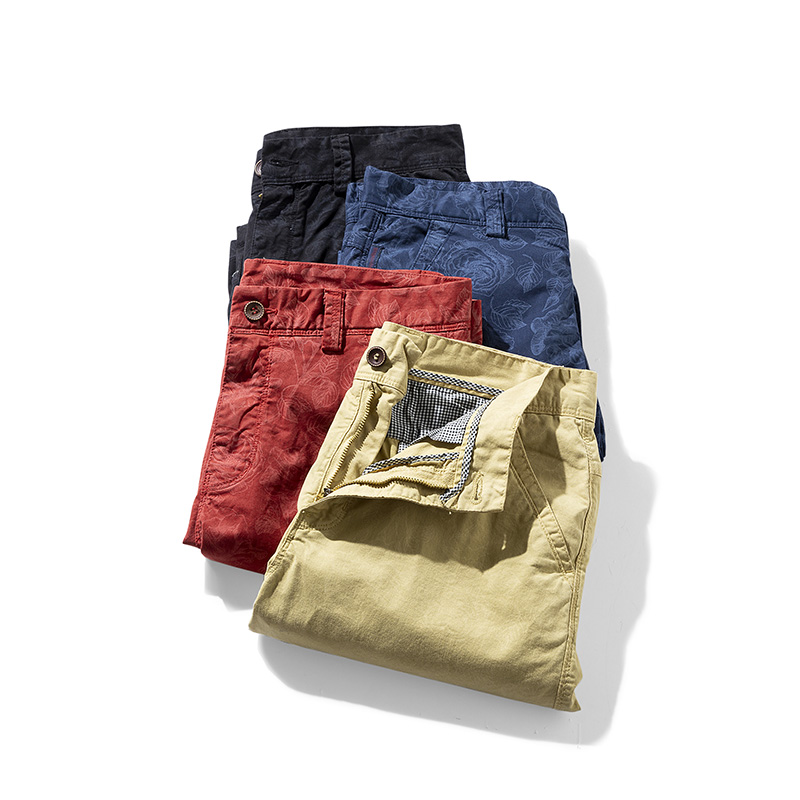 Pantalones cortos con estampado de algodón para hombre, ropa informal de verano, Bermudas, pantalones vaqueros de moda para playa, novedad de Primavera de 2024