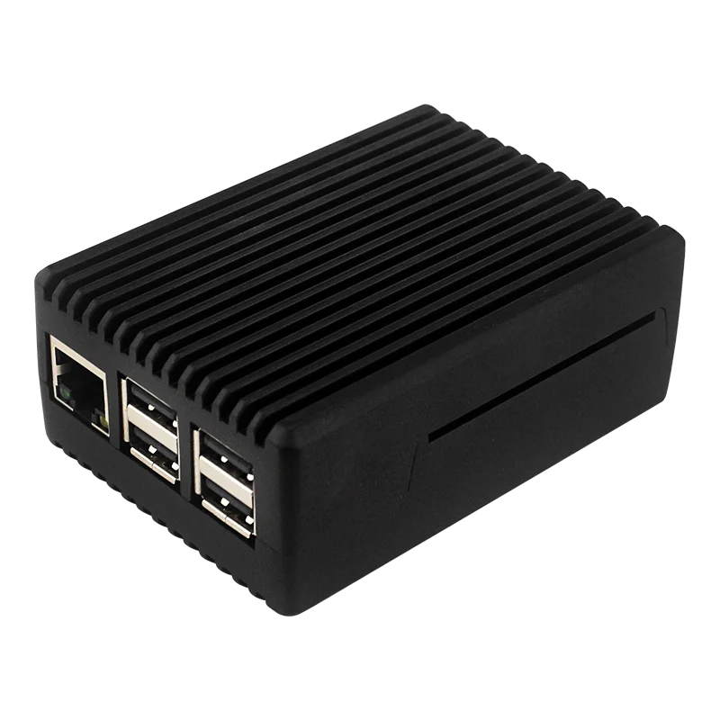 Raspberry Pi 3 Aluminiumgehäuse, passive Kühlpanzerung, Metallgehäuse mit Wärmeleitpad, Kühlkörper für Raspberry Pi 3 Modell B+ 3B