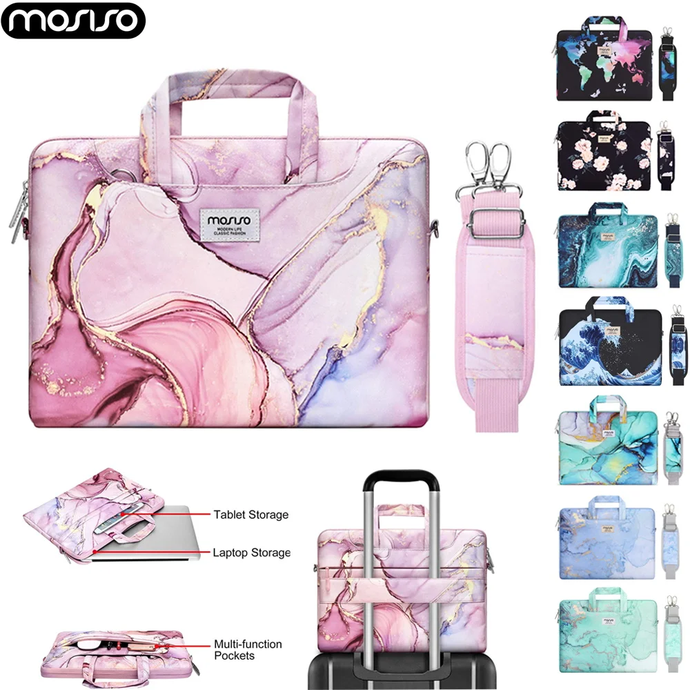 Bolsa para ordenador portátil, funda, bolso de hombro 13,3 15 15,6 16 17,3 pulgadas para MacBook Air Pro HP Huawei Asus Dell, bolsa para ordenador portátil