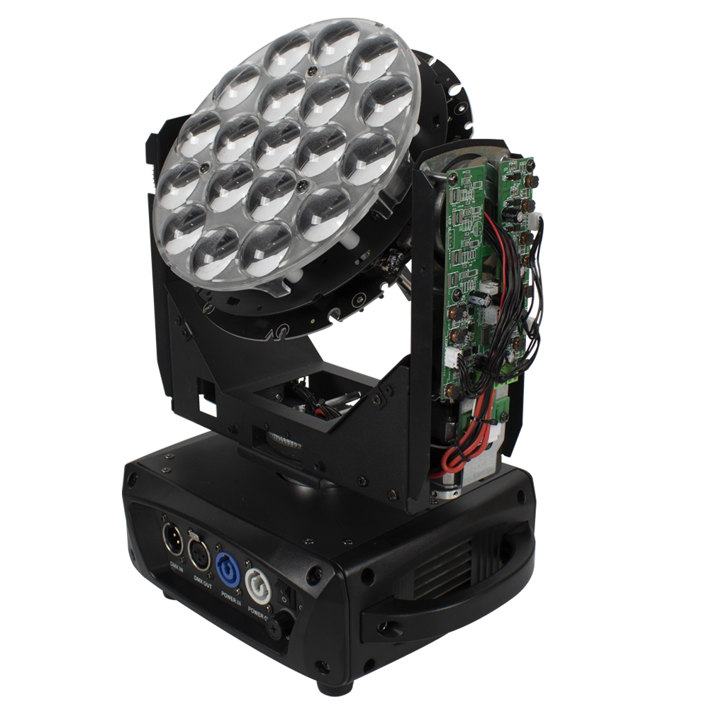 SHEHDS Bản Nâng Cấp Mới LED Tia + Rửa 19x1 5W/6X15W RGBW Zoom Chiếu Sáng DXM Cho DJ Disco Thanh Đảng Giai Đoạn Thiết Bị Chiếu Sáng