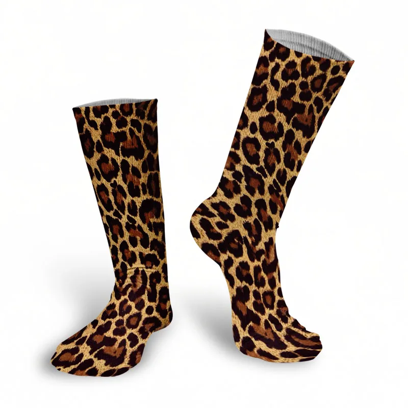 Novedad, Calcetines divertidos y felices para hombre, Calcetines con estampado de animales en 3D, Calcetines con personalidad Punk para monopatín, Calcetines felices para regalo de Navidad