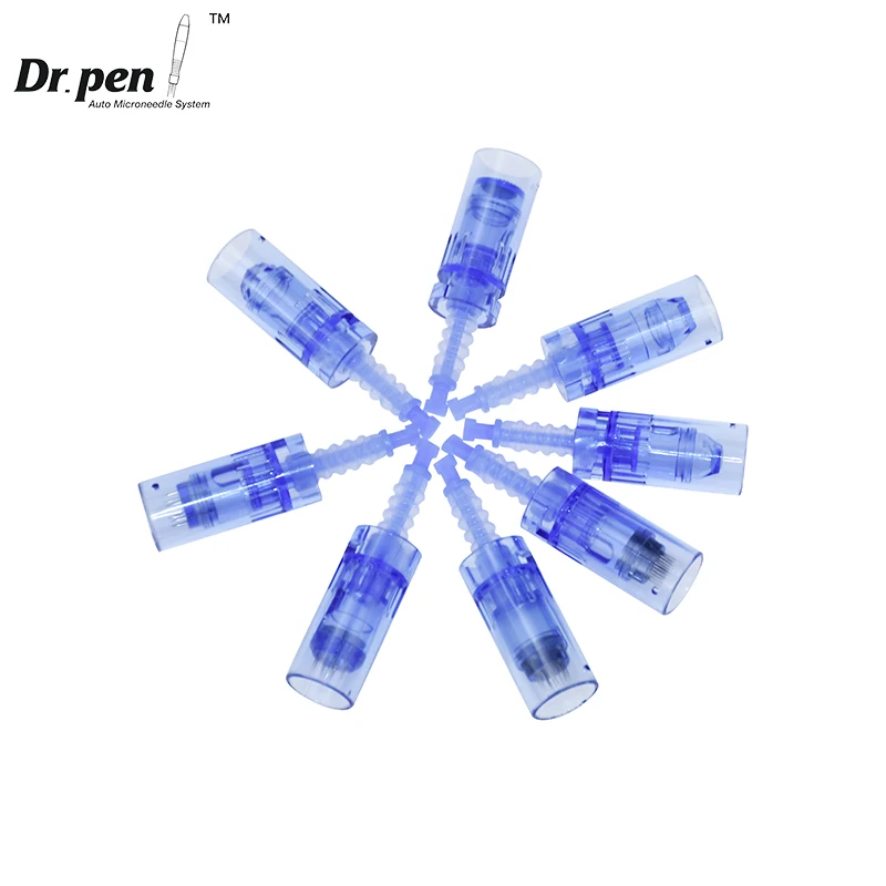 20 Chiếc Hàng Chính Hãng Dr Bút A6 Kim Thay Thế Hộp Mực R3 Xăm Chân Mày Hộp 12 Viên Pin MTS Microneedling Nano Đầu