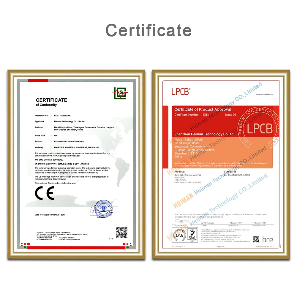 HEIMAN Độc Lập Quang Điện Lửa Đầu Báo Khói Báo Động Độ Nhạy Cao An Toàn Bảo Vệ Độc Lập Cảm Biến An Ninh Tại Nhà
