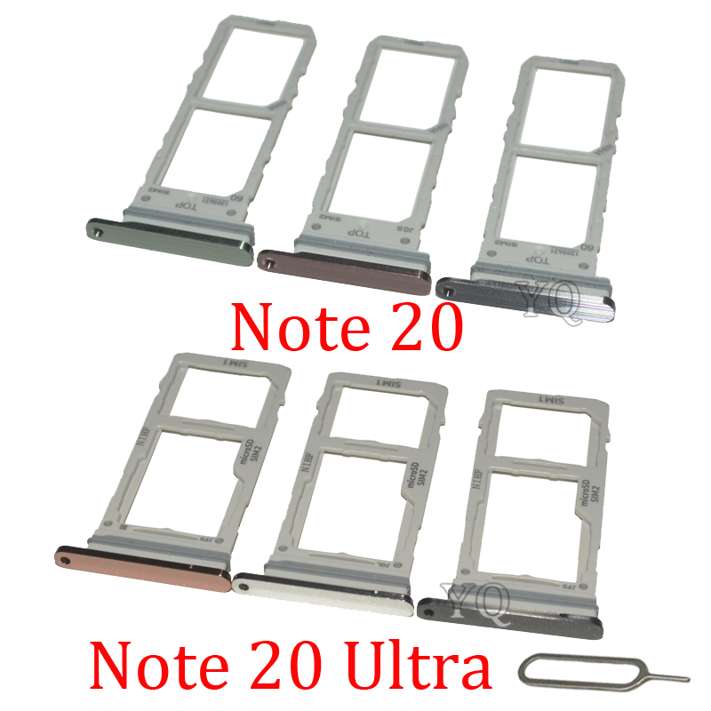 Telefon Sim Tray Slot Halter für Samsung Galaxy Note 20 ultra neue Sim Chip SD-Karte Adapter Schublade für Samsung Note 20