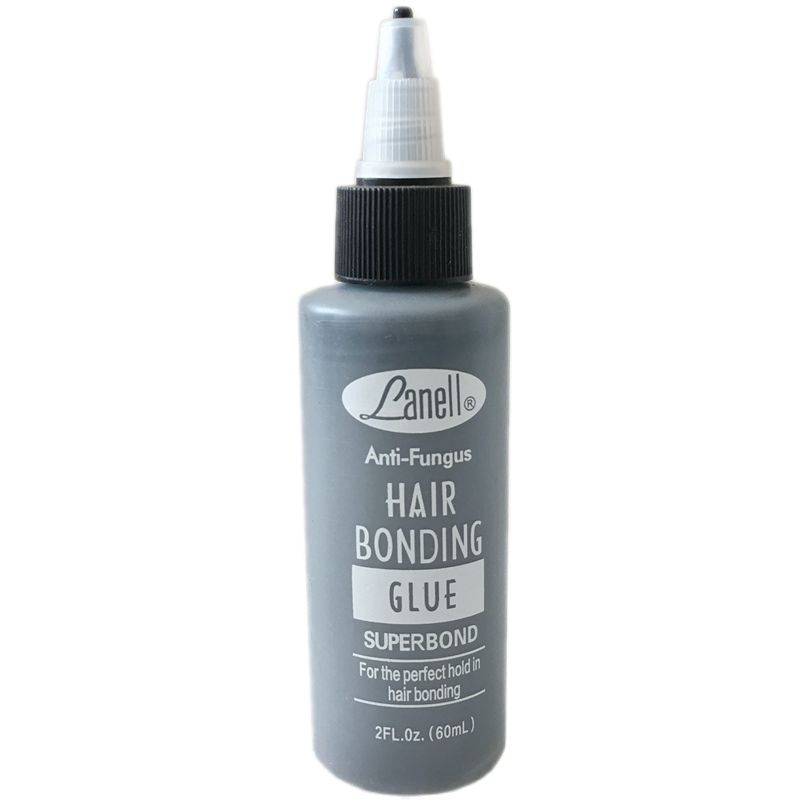1 Flasche 2 Unzen 60 ml Lanell Black Hair Weaving Bond Anti-Pilz-Haarbindungskleber
