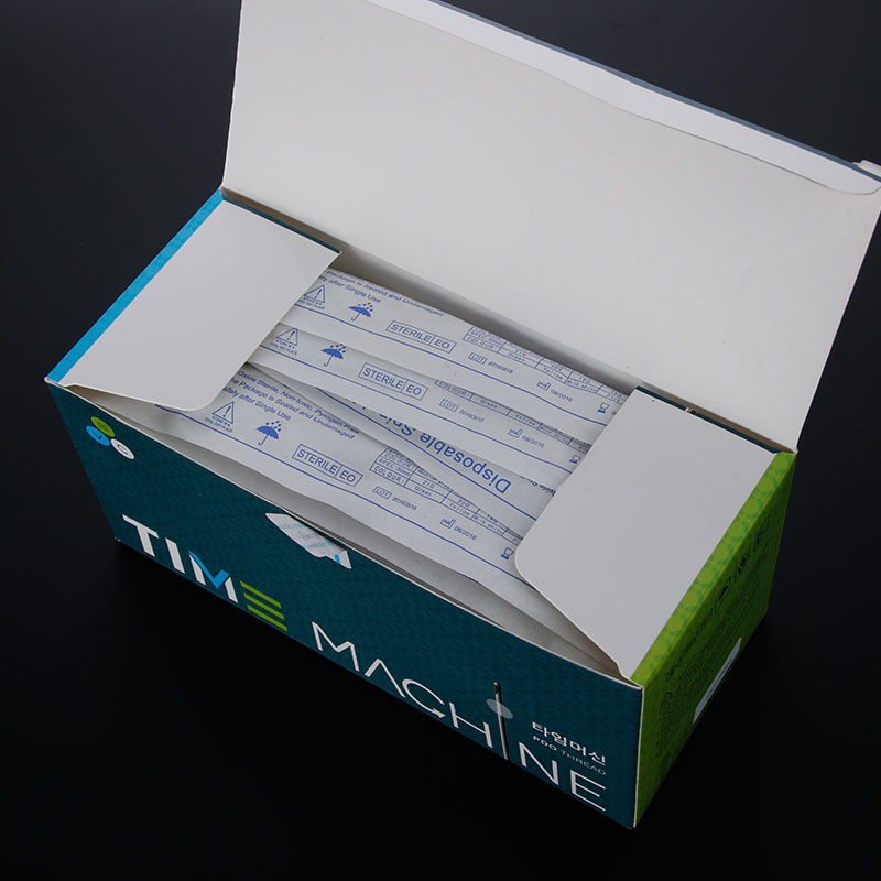 Cánula de punta roma para relleno de inyección 18G 21G 22G 23G 25G 27G 30G ácido úrico relleno facial nariz aguja roma ligera 50 unids/caja