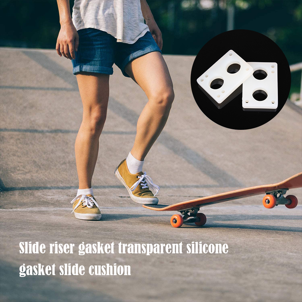 2 шт./компл. подставки для скейтборда Longboard 11 мм, силиконовая прокладка, амортизатор для скейт-грузовика, аксессуары для скейтборда Crusier