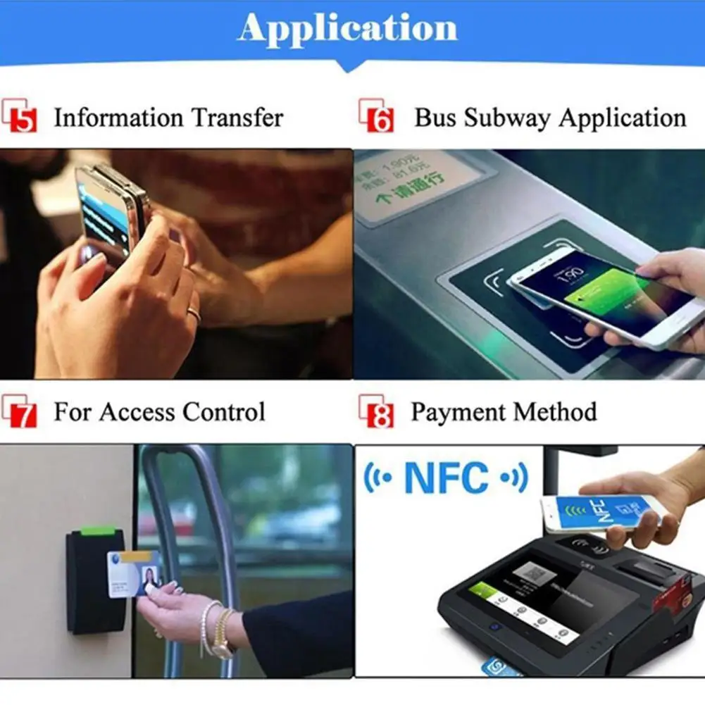 Incrustation de support d'autocollant de puce NDavid, étiquette Ntag213, antenne Nfc, autocollants d'étiquettes Nfc, WiFi, 13.56MHz, 213, 2x1cm, 10 pièces