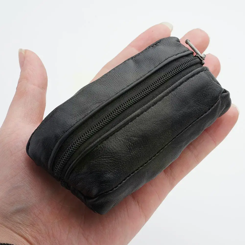 Di Động Mini Dây Kéo Đồng Xu Ví Nam Chất Liệu Da PU Mềm Mại Xe Chìa Khóa Thời Trang Màu Tặng Mini Dây Kéo Mềm Ví Cầm Tay khóa Túi
