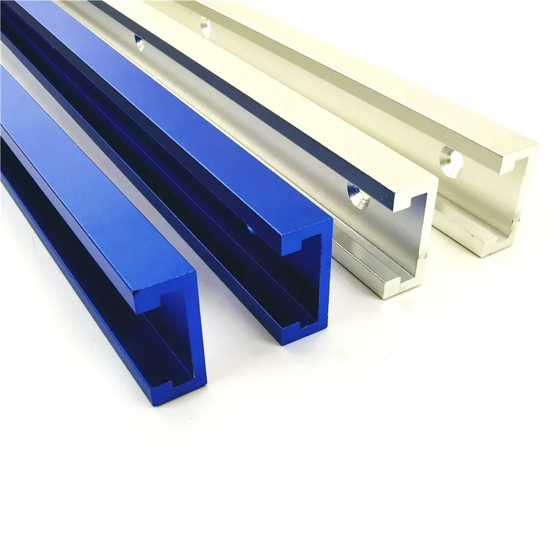 300-800Mm Houtbewerking T-Sleuf Verstekspoor Aluminium T-Track Verstek Spoor Spoor Gleuf Voor Houtbewerking Werkwerkbank Gereedschap