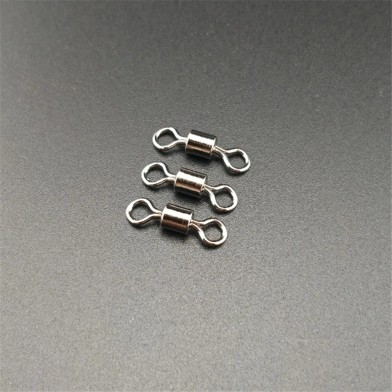 50 Cái/lốc Câu Cá Xoay Kích Cỡ 2-14 # Inox Chắc Chắn Kết Nối Bi Ốp Câu Cá Xoay Cán Hạt phụ Kiện