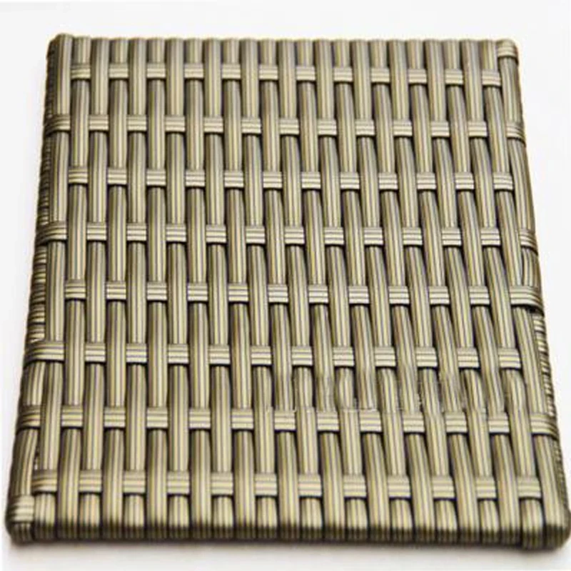 70 Mét (500G) cà Phê Gradient Phẳng Mây Tổng Hợp Dệt Vải Chất Liệu Nhựa Đan Sửa Chữa Ghế Bàn PE Mây Chiều Rộng: 8Mm