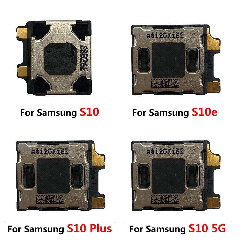 2 ชิ้น, ด้านหน้าหูฟังหูฟังลําโพงเสียงสําหรับ Samsung S20 Ultra S10 S9 S8 Plus S7 edge