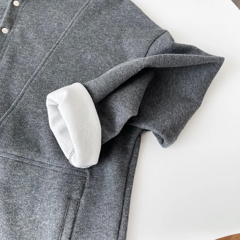 LMQ-Conjunto de dos piezas para mujer, Sudadera con capucha de gran tamaño y pantalones, chándal informal coreano, Otoño e Invierno