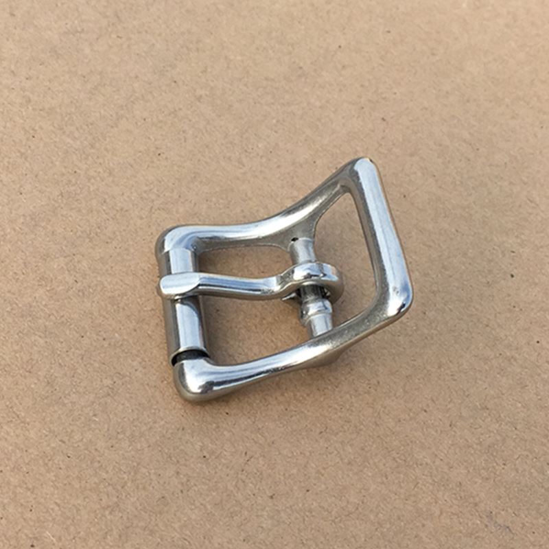 10 шт., кожаные пряжки из нержавеющей стали