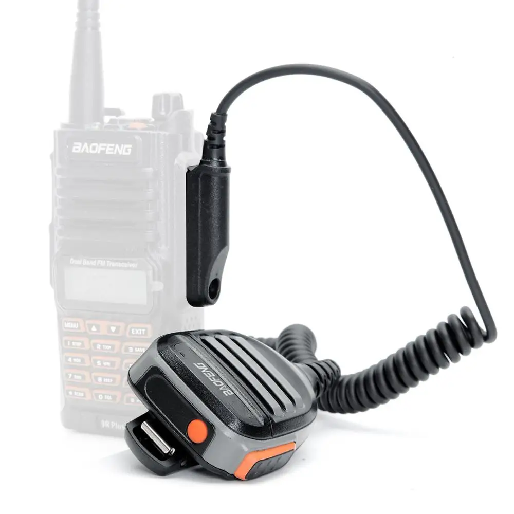 Baofeng UV-9R Plus 9R Pro Водонепроницаемый плечевой динамик микрофон для Baofeng UV-XR PLUS/Pro UV-9R BF9700 рация
