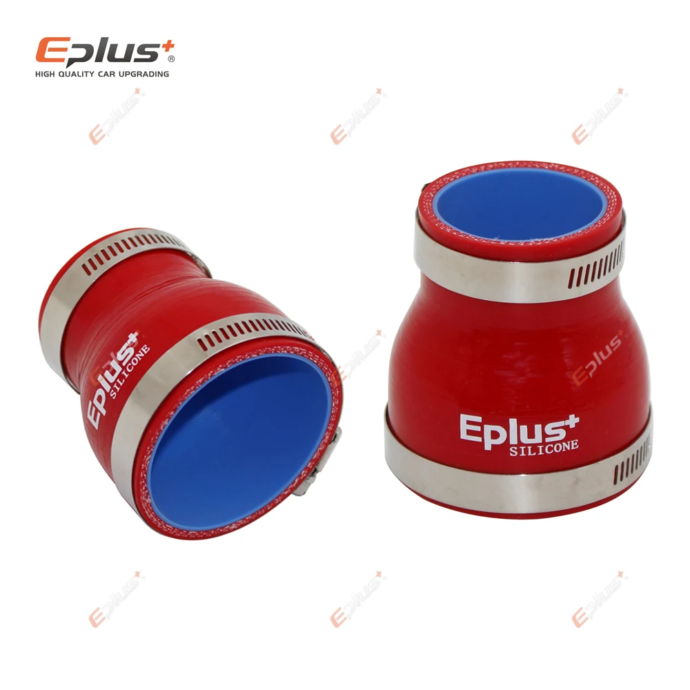 EPLUS Đa Năng Silicone Lửng Ống Thẳng Lớn Đến Bé Cổng Kết Nối Ô Tô Intercooler Turbo Lượng Ống Nối Đỏ Nhiều Kích Thước