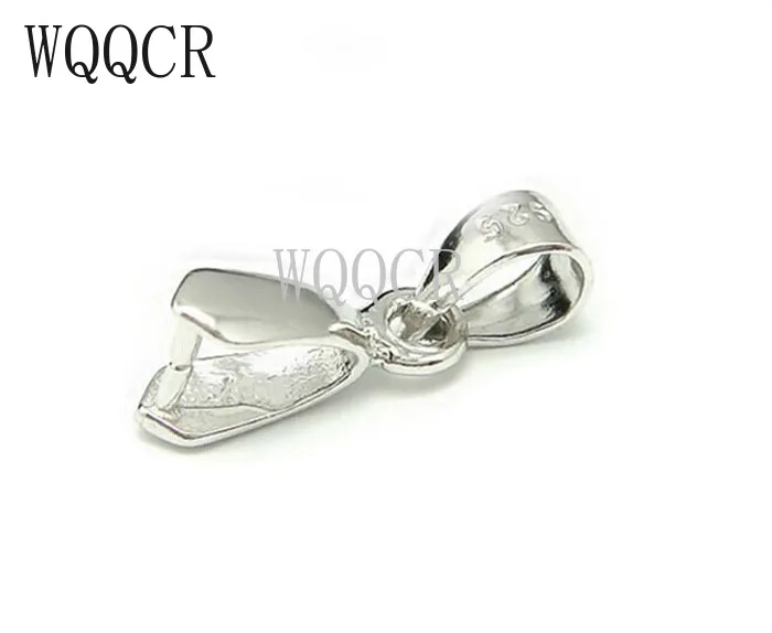 Chất Liệu Bạc 925 10 Chiếc Rất Nhiều Kích Thước S-M-L Đồ Trang Sức Phát Hiện 925 Dán Tem Bạc Tại Ngoại Cổng Kết Nối Bale Kẹp Khóa Mặt Dây Chuyền